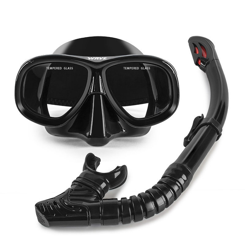 Diving Set Mask And Dry Snorkel With Myopia Option Availabl photo 2