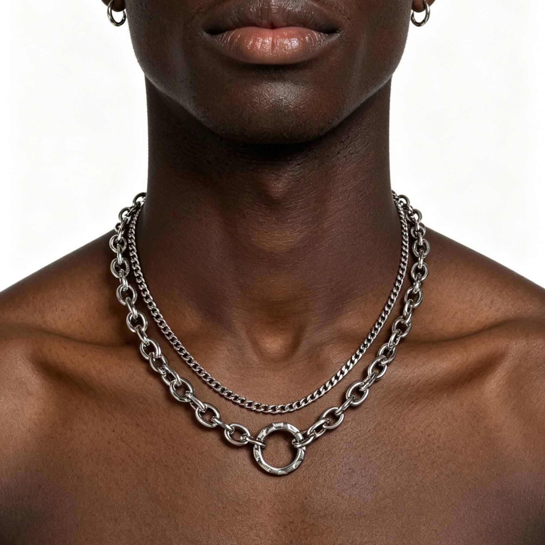 Fashionable And Personalized Double-layered Necklace photo 1