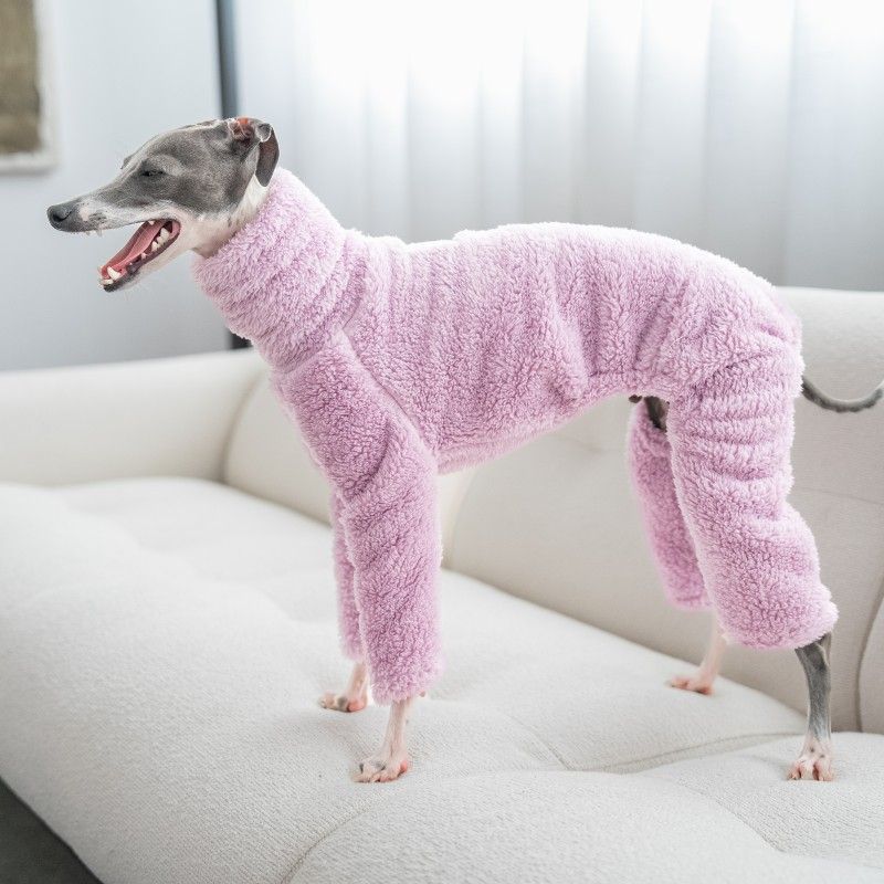 Warm High-Necked Four-Pocket Dog Coat photo 2