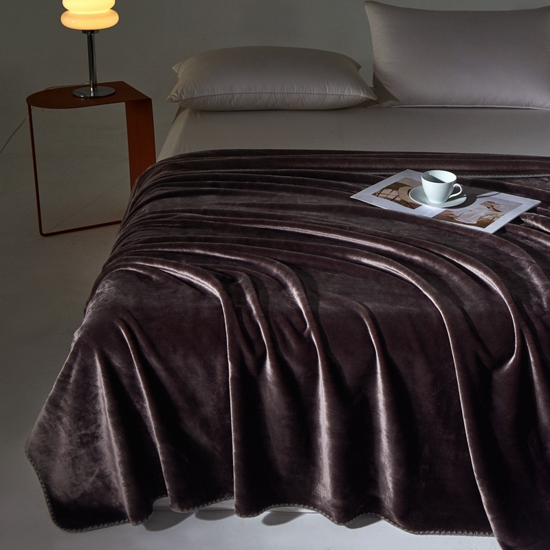 Light Luxury Solid Color Casual Blanket Rug photo 7