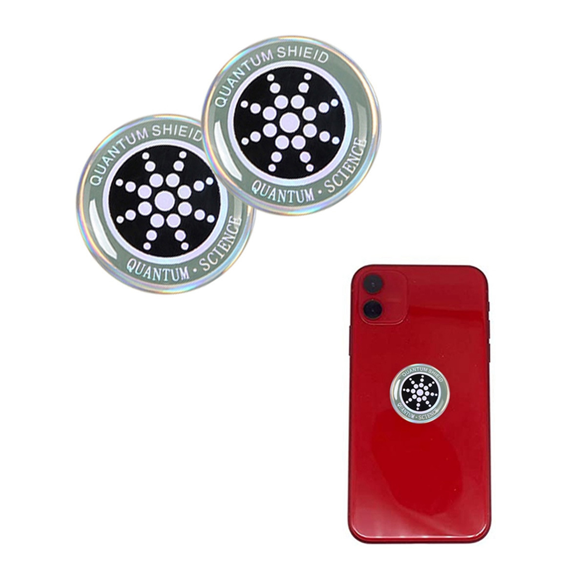 Negative Ion Shield 6pcs 5G Version Radiation-Proof Protective Sticker For Mobile Phones photo 5