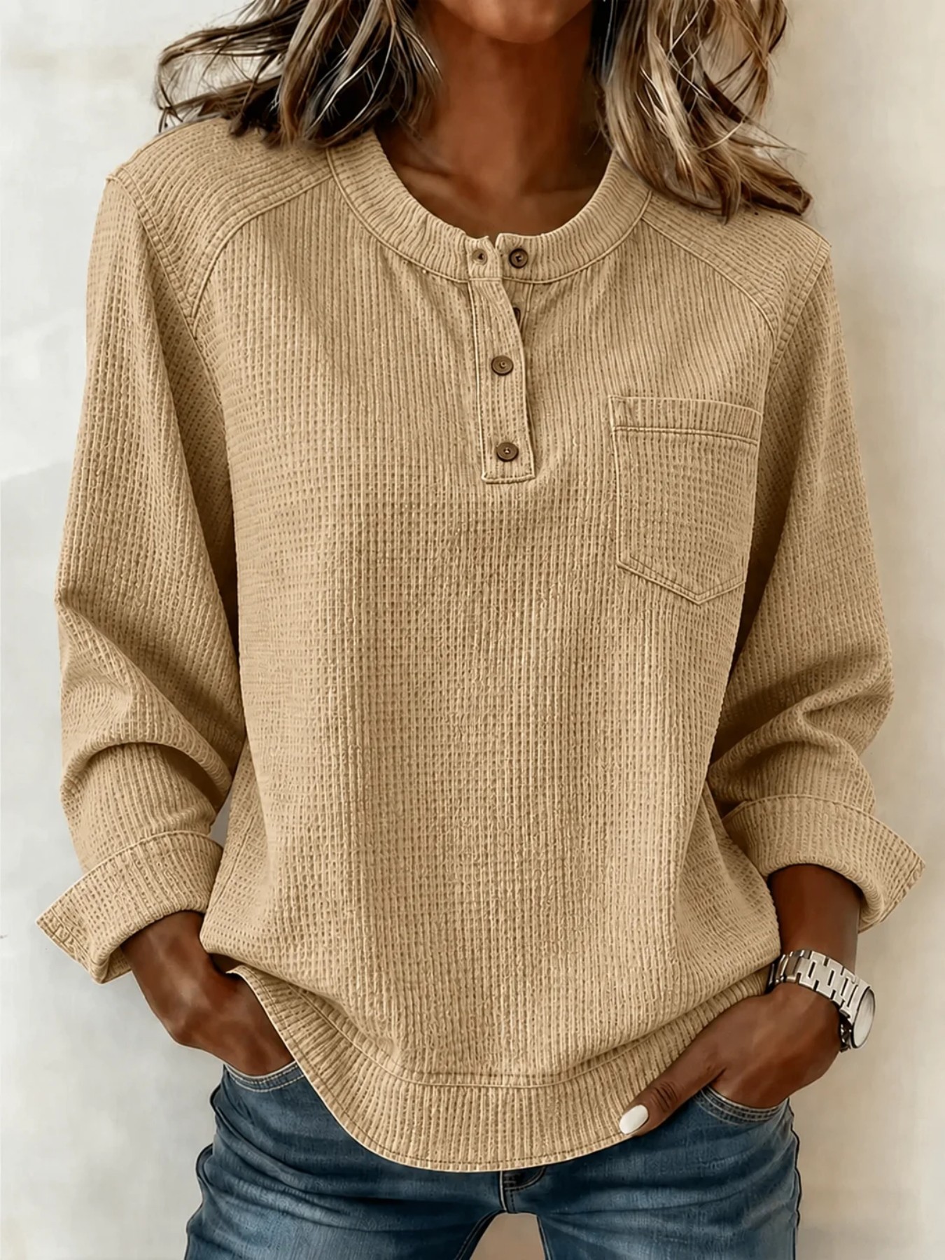 Leopard-print Raglan Loose-fit Pullover photo 2