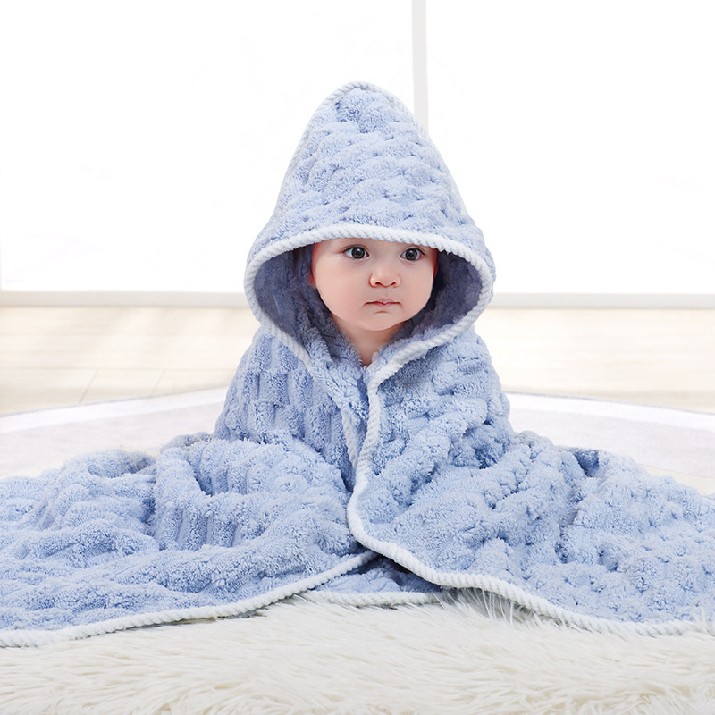 Children's Cartoon Hooded Bathrobe Blanket photo 6