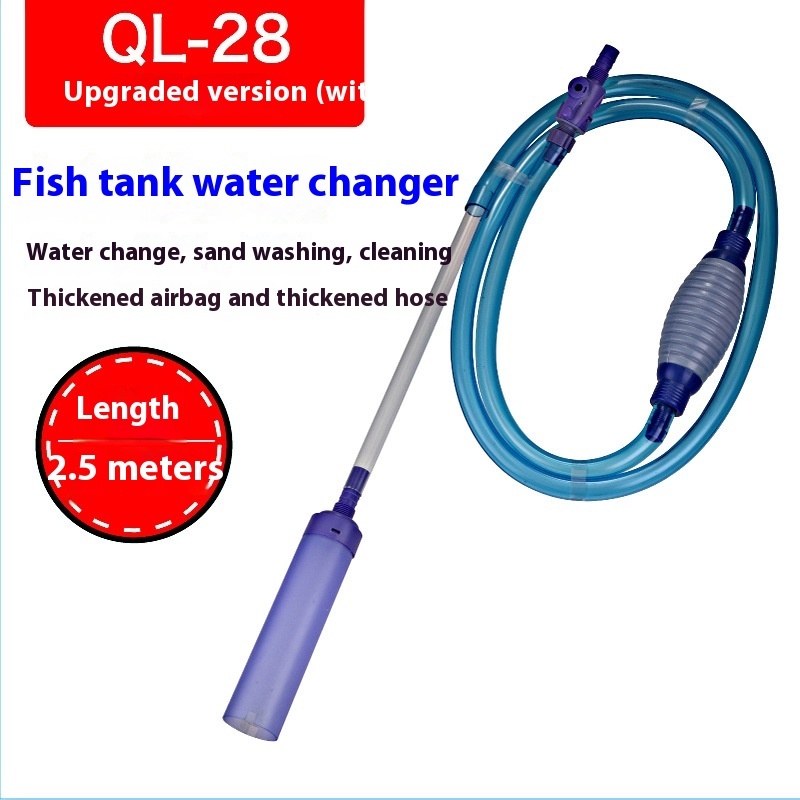Fish Tank Water-absorbing Machine Siphon Tube Manual Water Exchange Suction Wall-hung Urinal photo 6