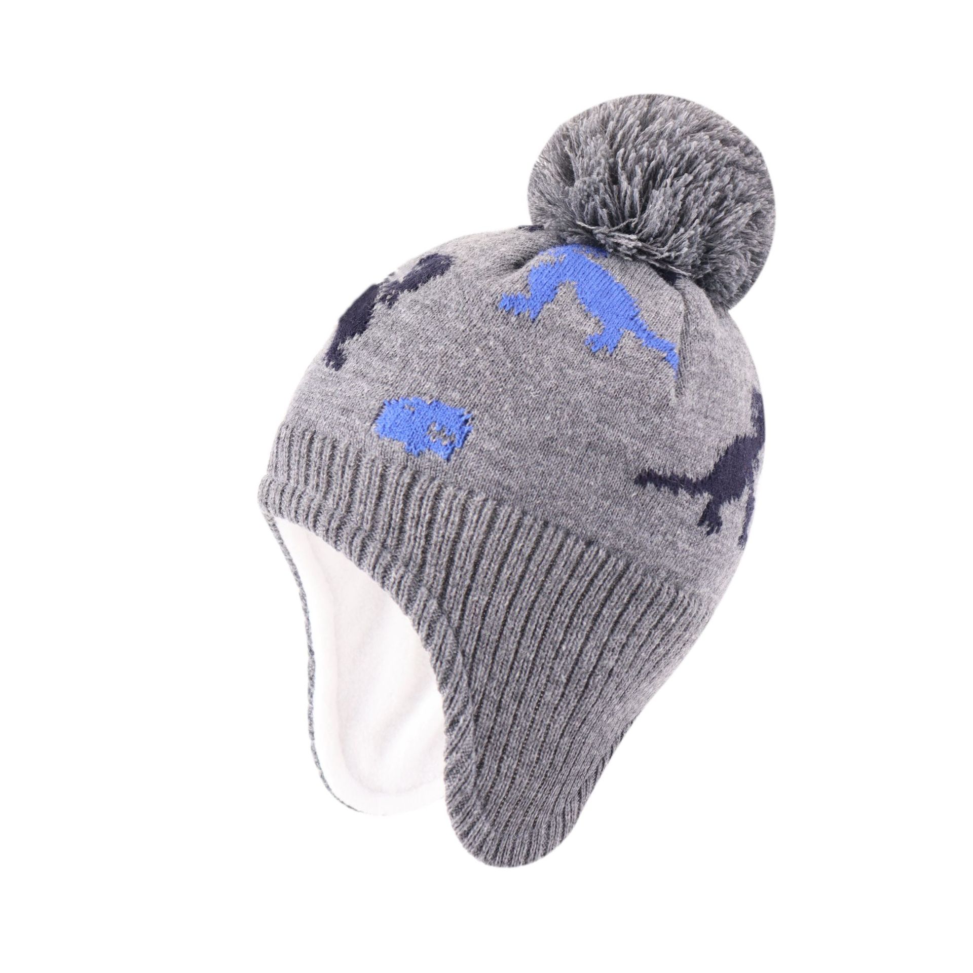 Autumn And Winter Warm Dinosaur Earmuffs photo 5
