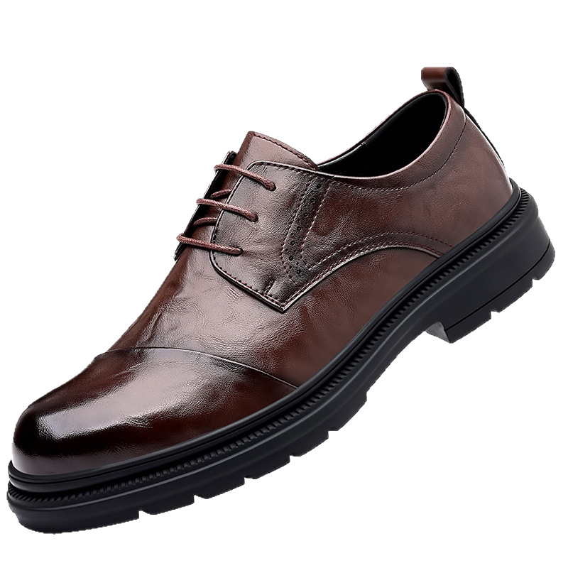 Mens Gentlemanly British-style Casual Shoes With Soft Soles photo 3