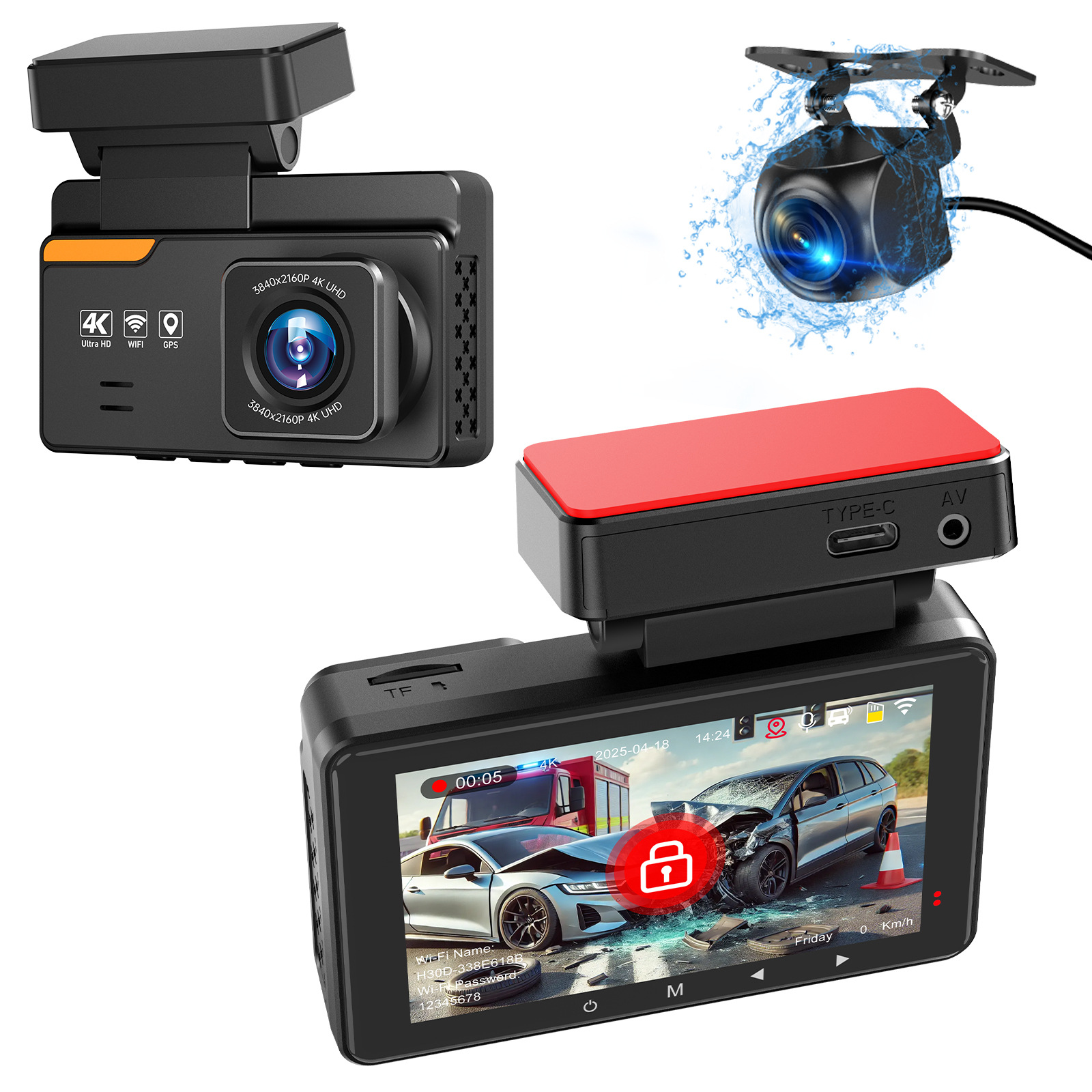 4K HD Dashcam With Night Vision And Parking Monitoring photo 5