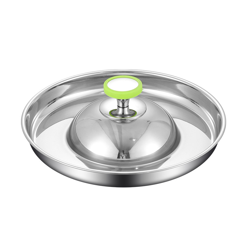 Thickened Stainless Steel Food Bowl With Colorful Balls Dog Feeding Utensil photo 6