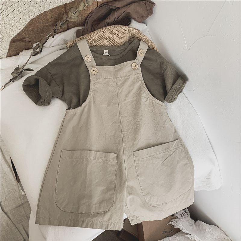 Casual Baby And Child Suspender Shorts photo 3