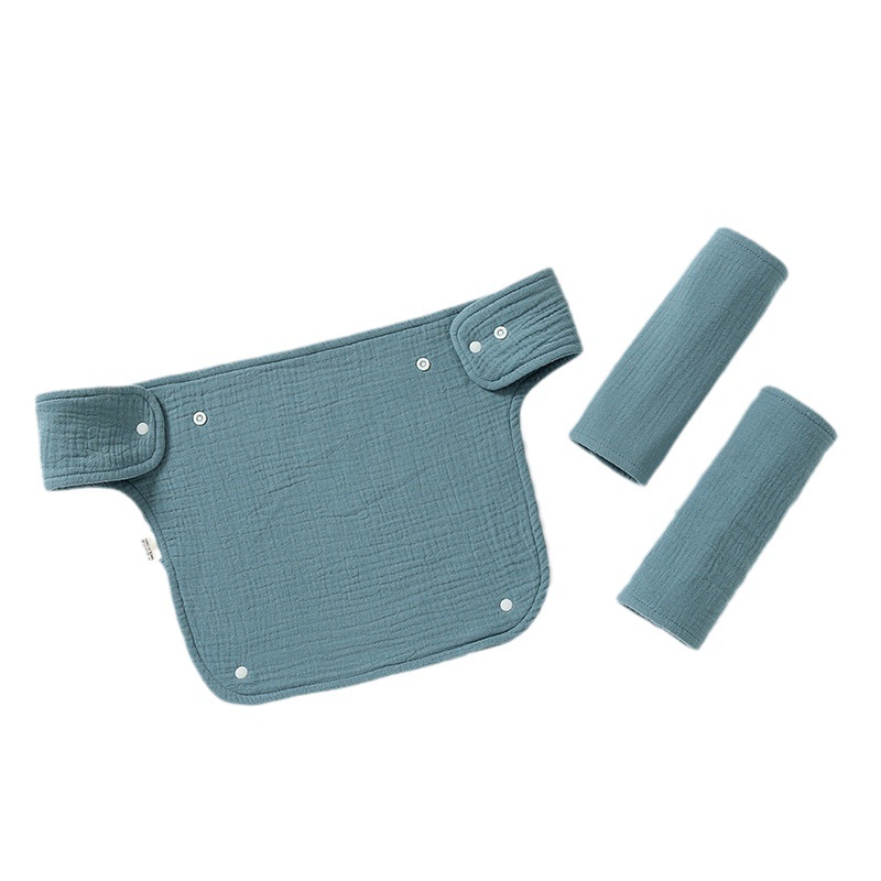 Double-shoulder Baby Waist Stool Drool Bib photo 8