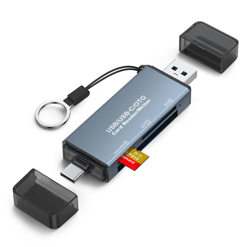 Cf Card Reader SD Car USB Three-in-one photo 3