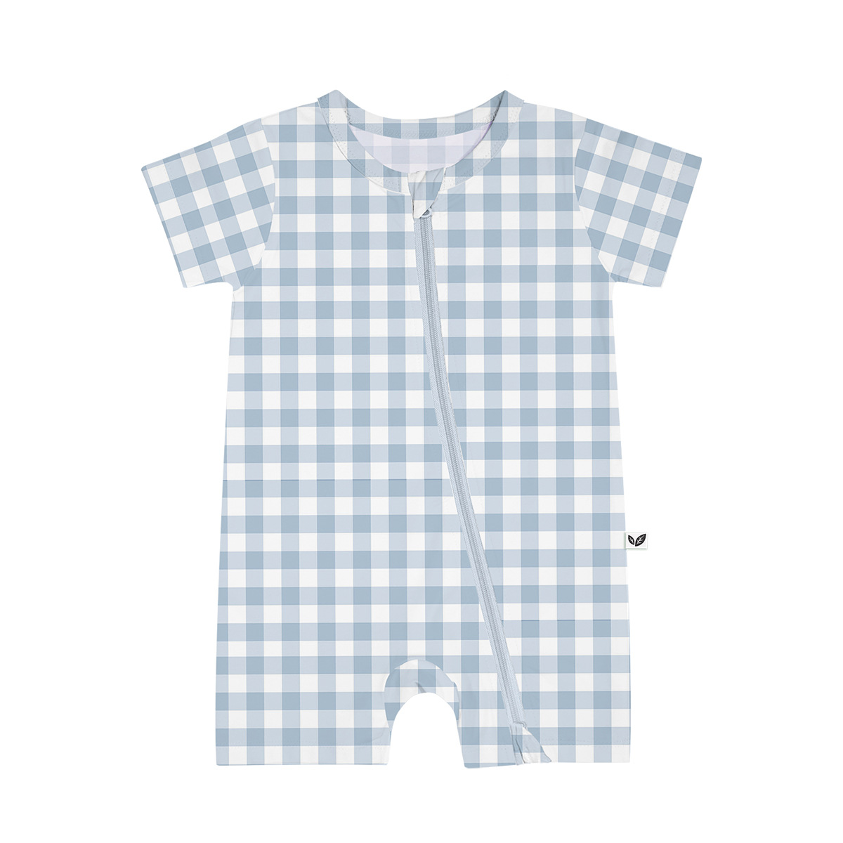 Mint Baby Romper With Zipper Summer Clothes For Boys And Girls photo 6