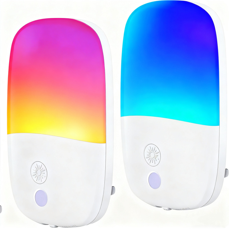 Foldable Plug-in Light-controlled Night Light photo 2