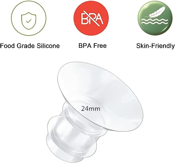 Wearable Breast Pump Telescoping Flange Adapter photo 2