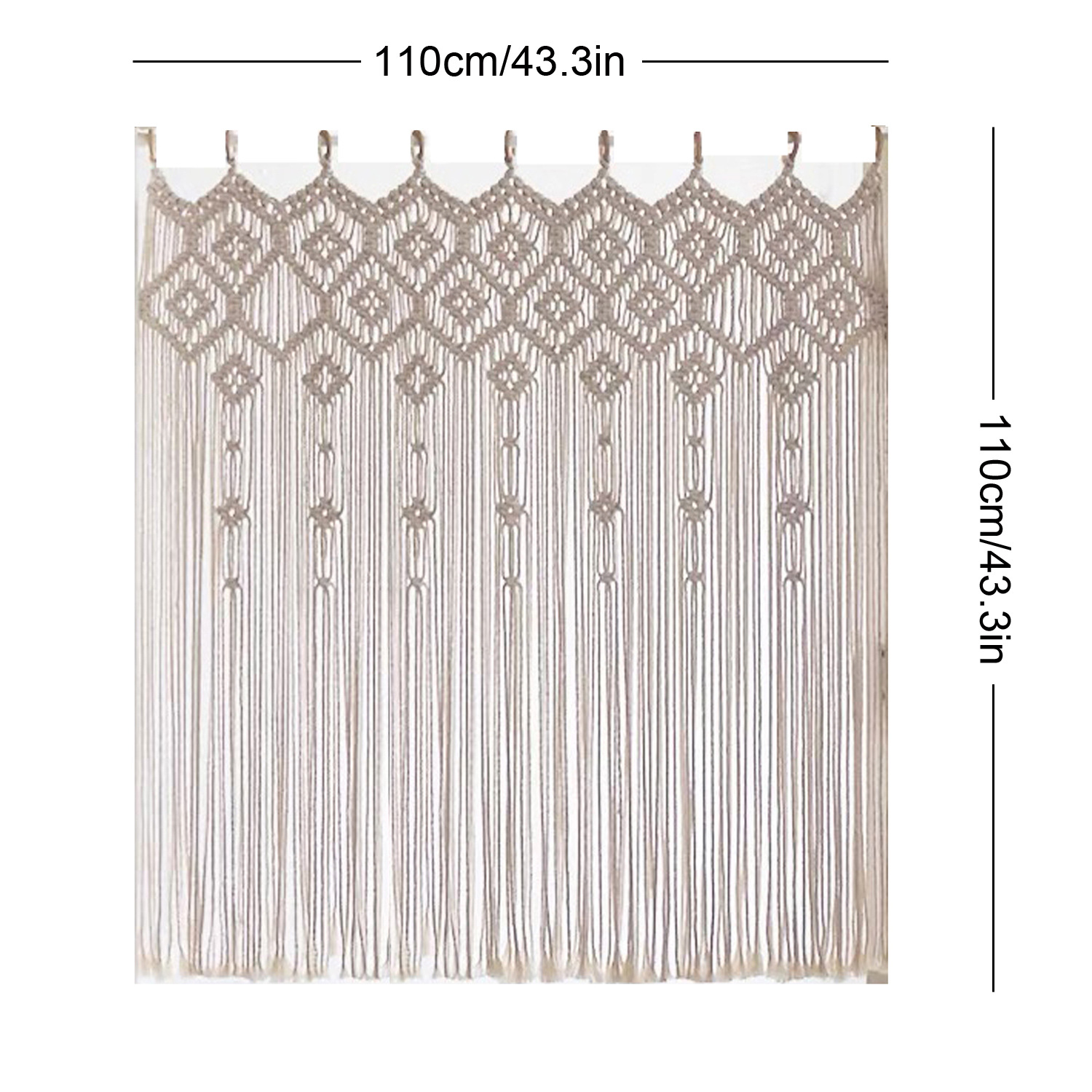 Bohemian Hand-woven Door Curtain Tapestry photo 7