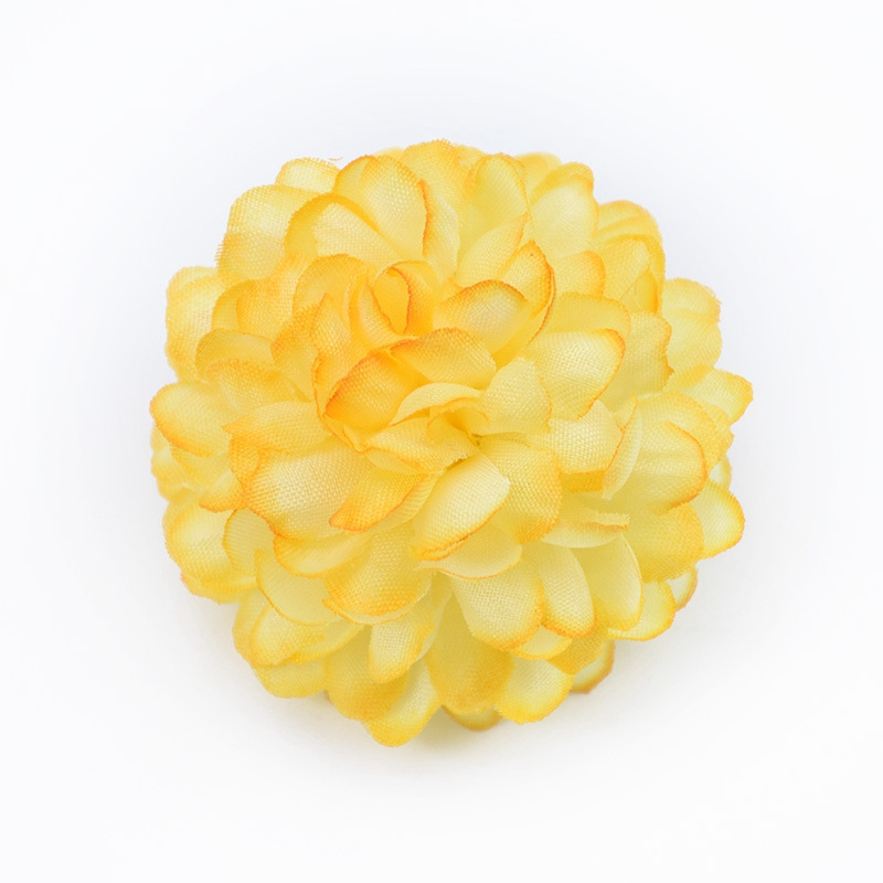 Artificial Multi-layered Chrysanthemum Bouquet With Flower Ball And Small Chive-ball Chrysanthemum Blooms photo 2