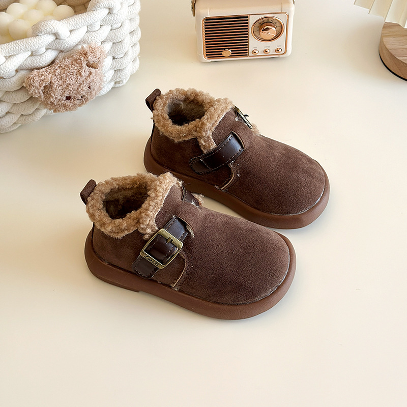 Girls Winter Velvet-Lined Casual Warm Shoes photo 5