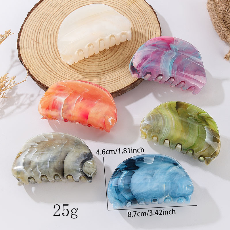 Gradient Marbled-texture Hair Clip photo 7