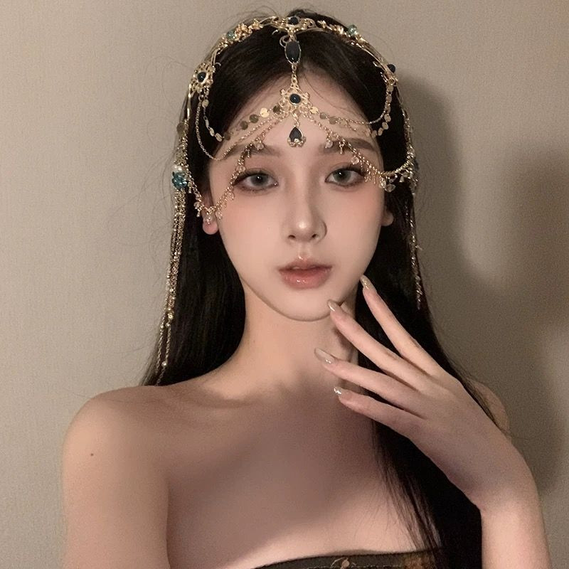 Ancient-style Hanfu Headpiece Exotic Photo Prop photo 7