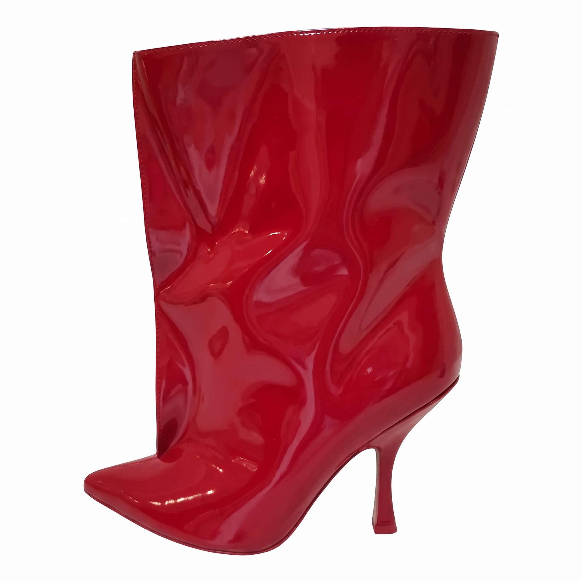 Pointed-toe High-heeled Sexy Flared Ankle Boots For Women photo 4