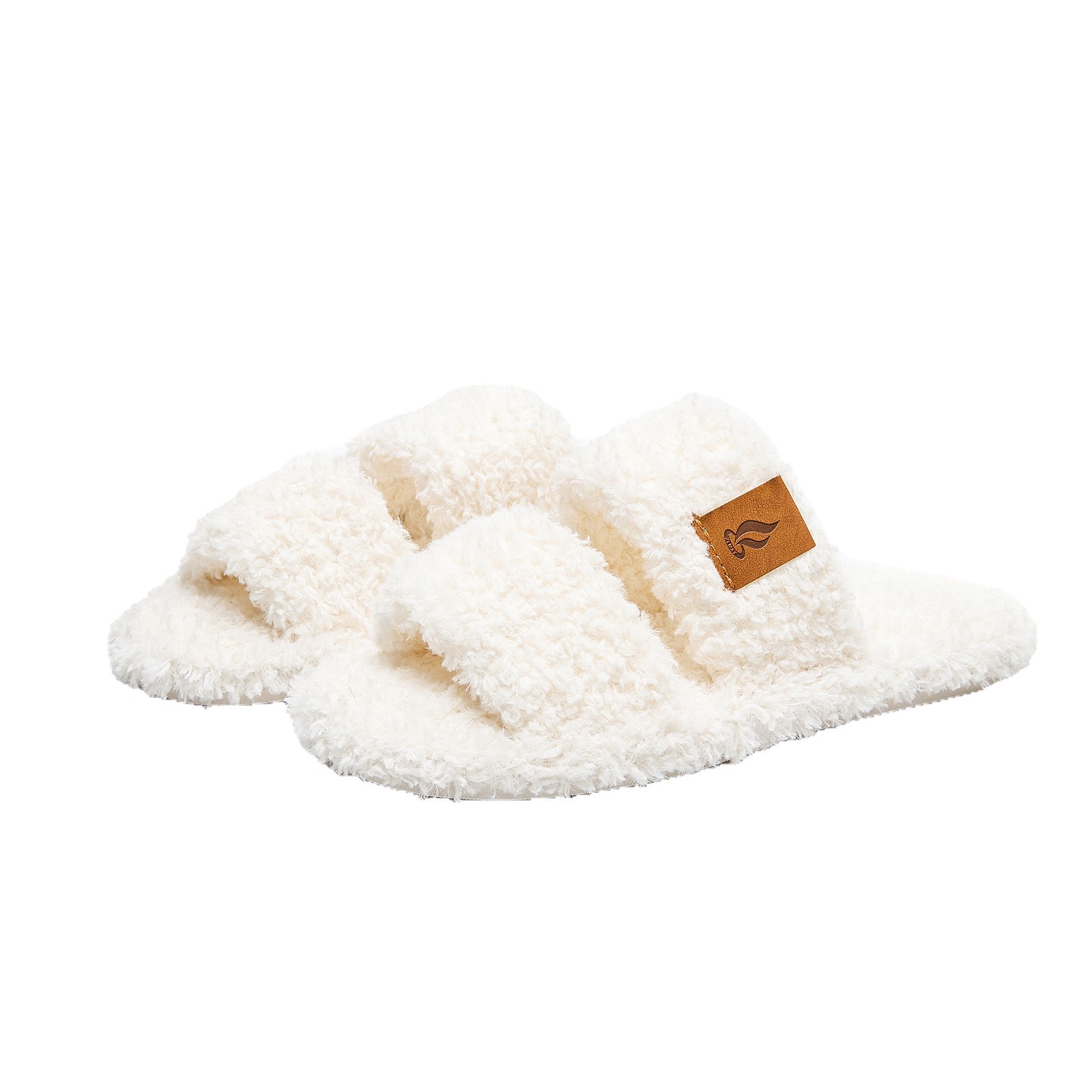Women's AutumnWinter IndoorOutdoor Fleece-Lined Warm Non-Slip Slippers photo 6