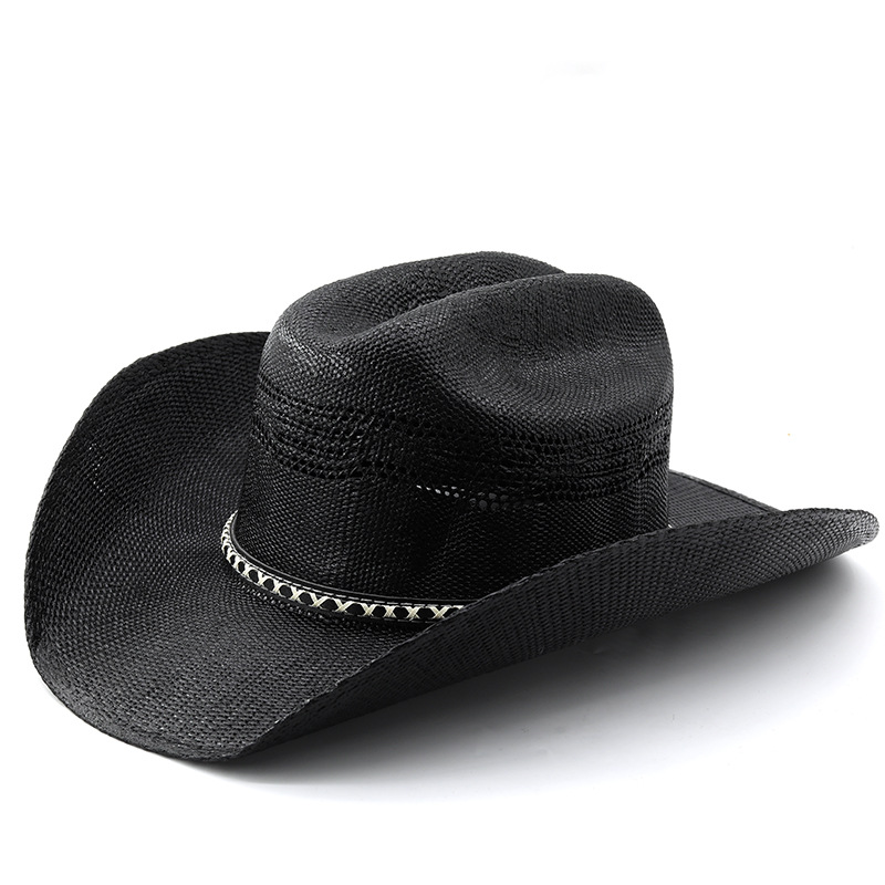 Handwoven Straw Cowboy Hat For Men photo 5