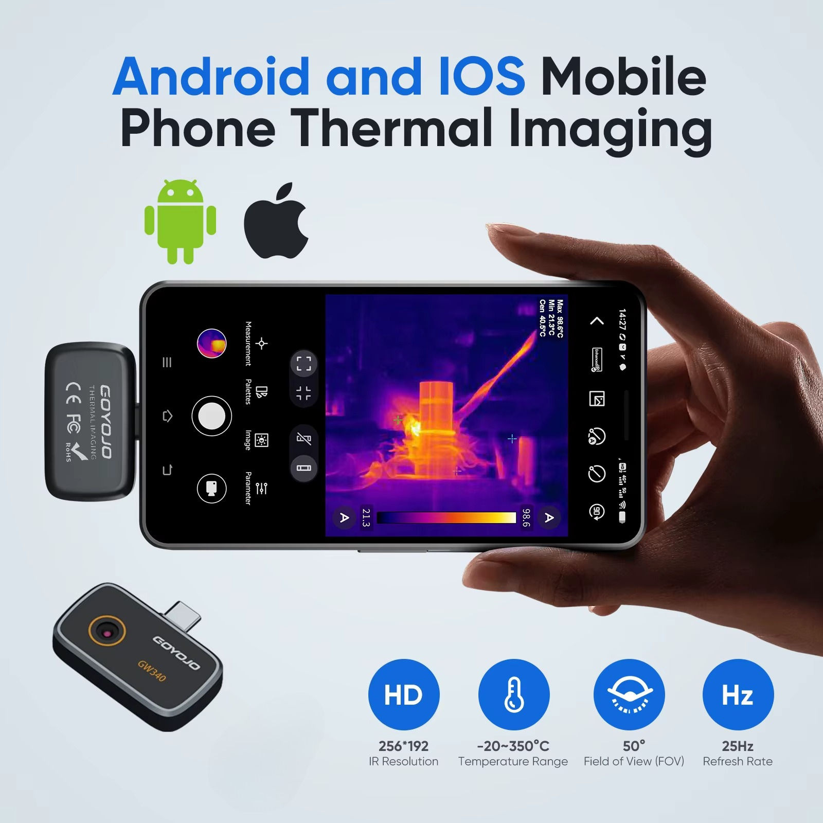 Mobile Line Infrared Thermal Imager photo 6