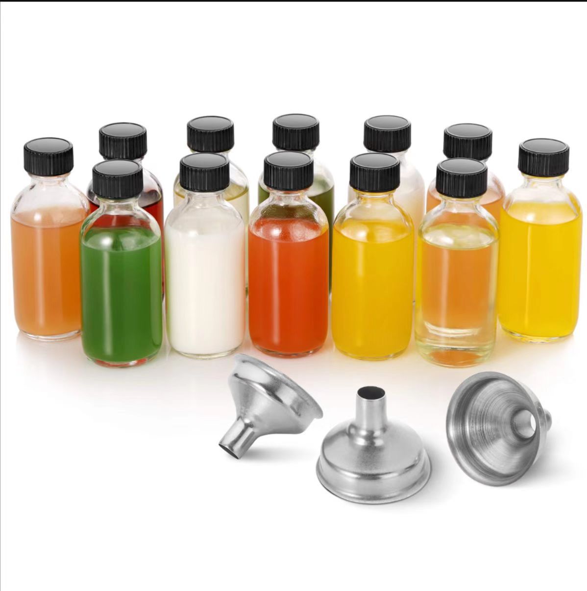 2 Oz Juice Portioning Sealed Glass Bottles photo 2