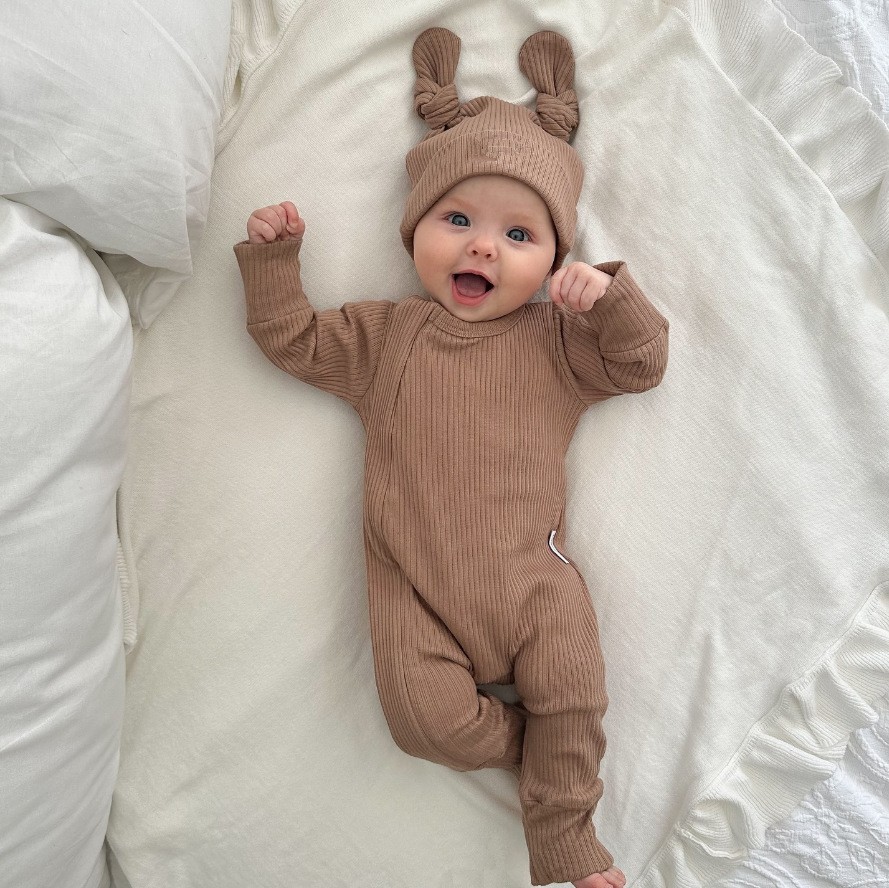 Infant And Toddler Onesie With Footed Design photo 5
