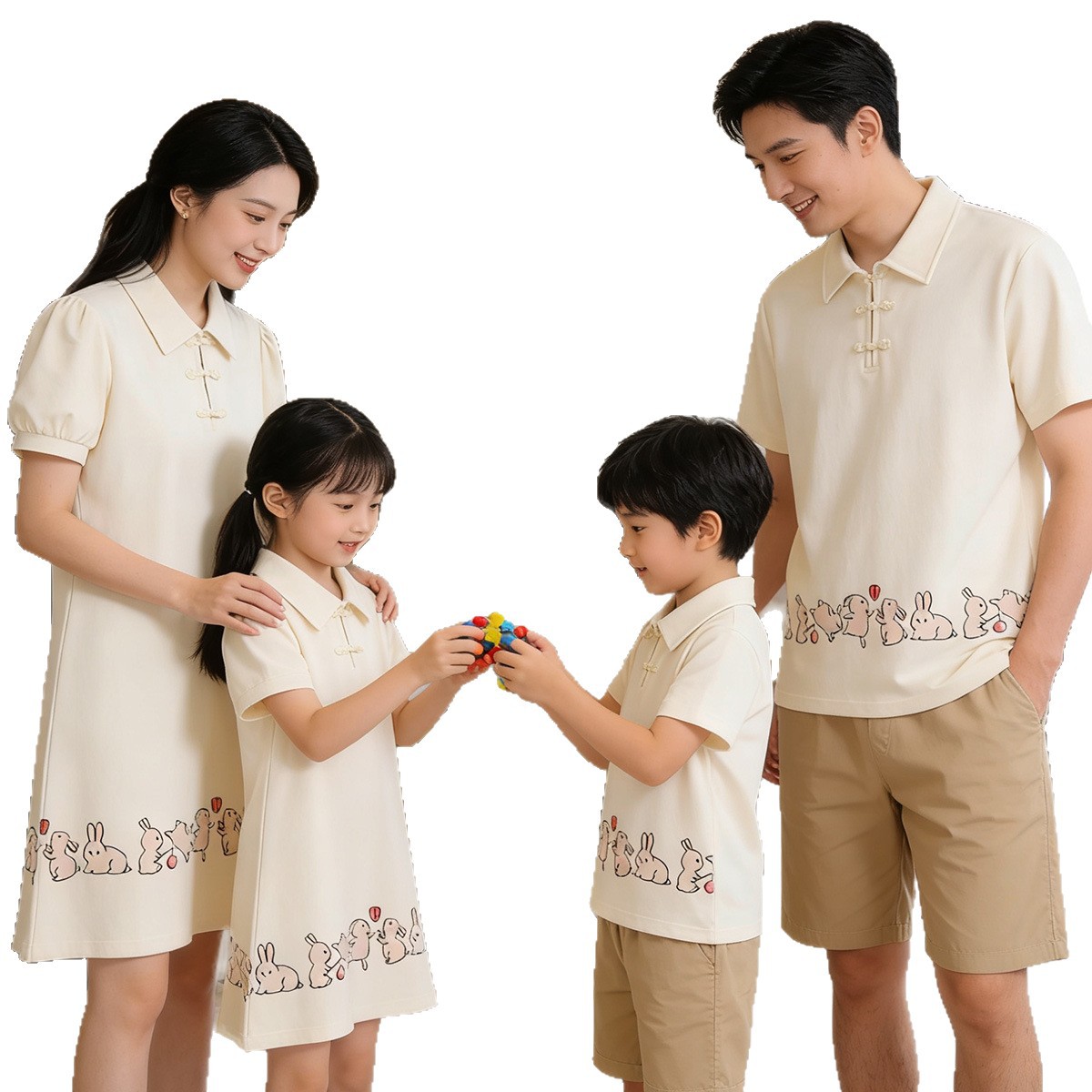 Notch-collar Chinese-style Dress, Baby Romper, One-piece Outfit photo 7