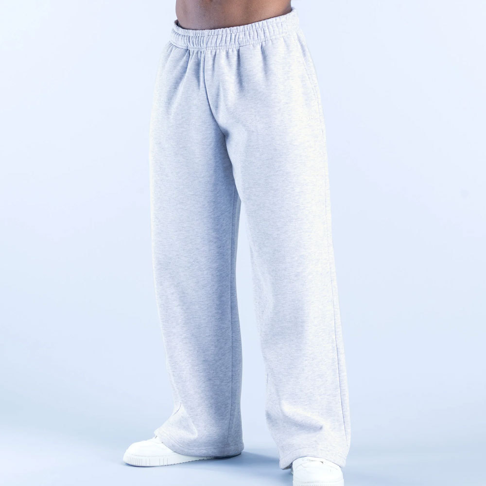 Mens High-waisted Straight-leg Long Casual Athletic Pants photo 8