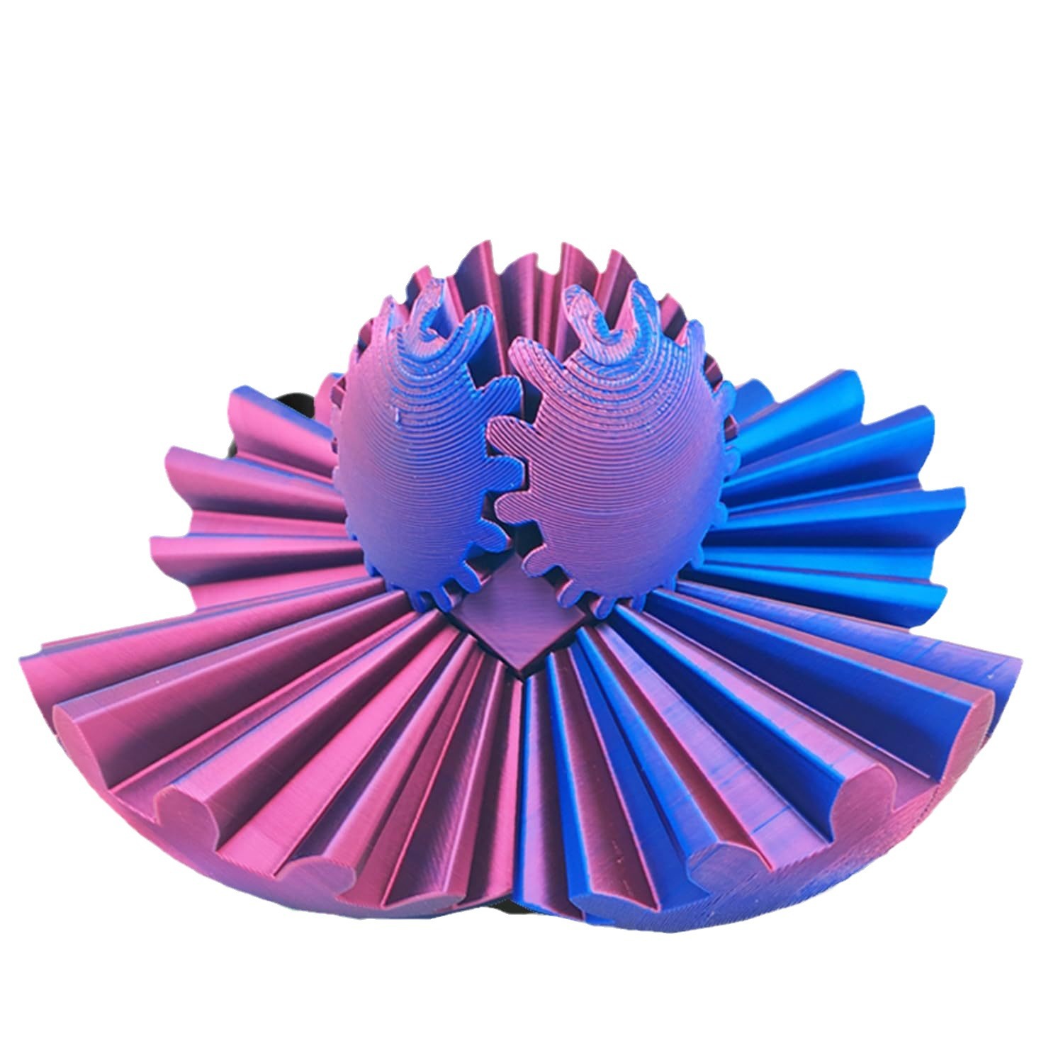 Stress-relief 3D-printed Dragon-scaled Twist Egg photo 3