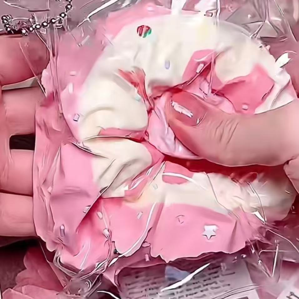 Creamy Strawberry Large Pudding Silicone Stress-Relief Toy photo 7