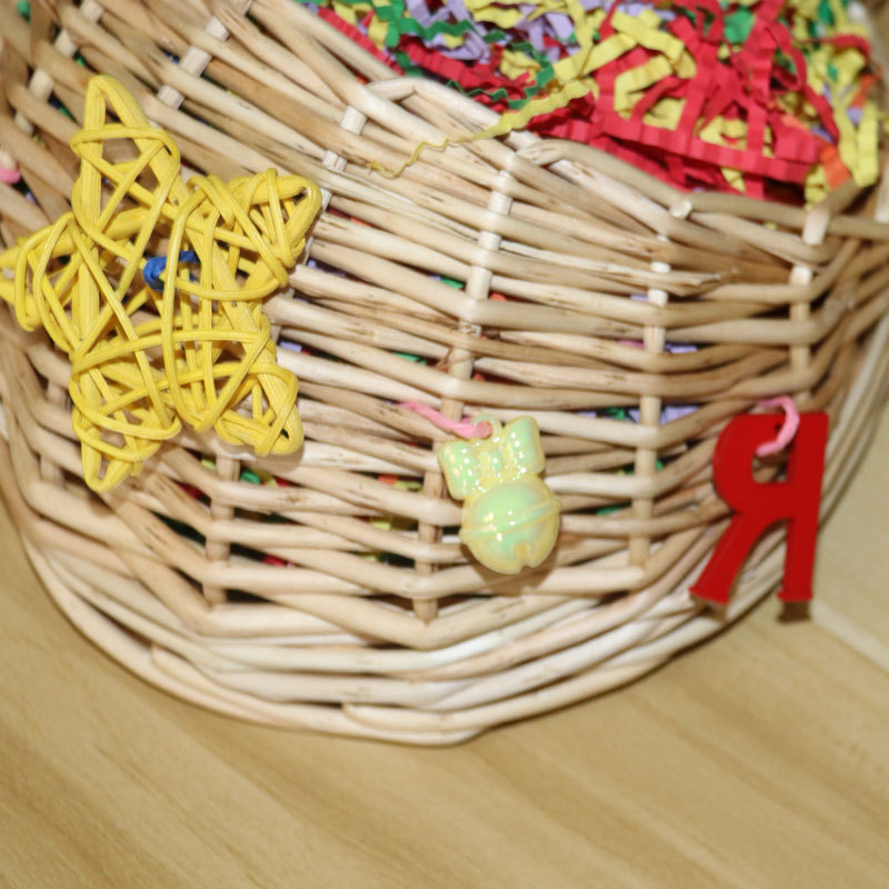 Parrot Basketball Hoop Five-pointed Star Paper Tube Puzzle Bite Toy photo 2