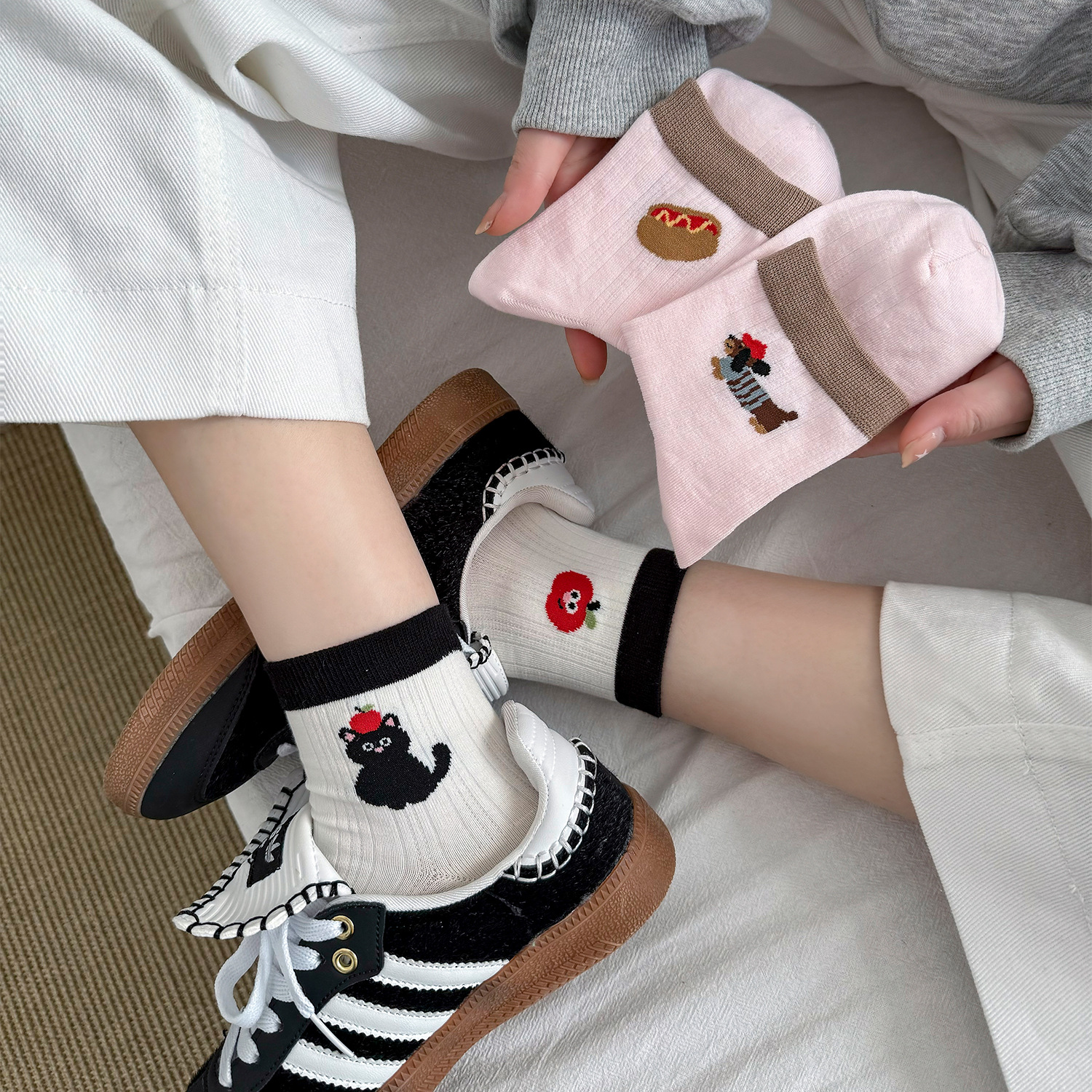 Women's Summer Cotton Antibacterial Short Socks photo 7
