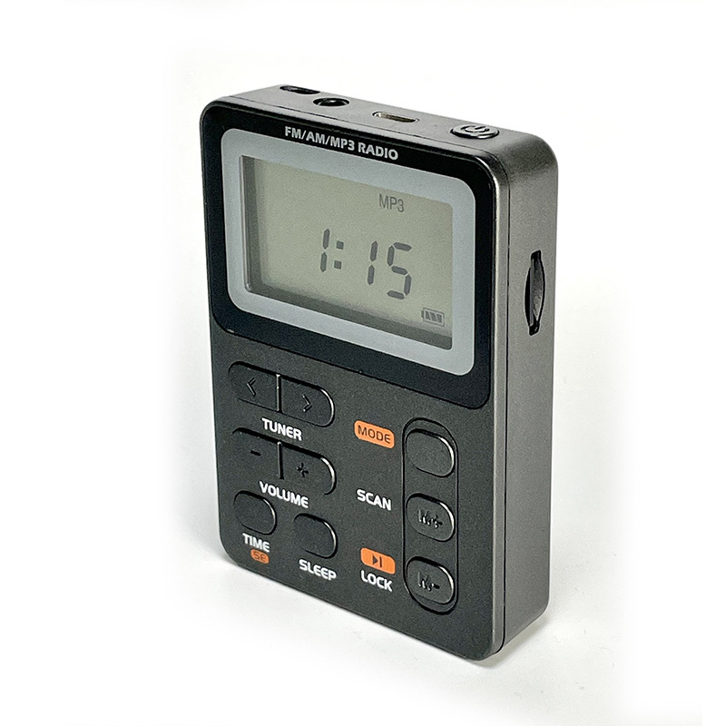 Mini 600mAh Built In AMFMTF Card MP3 Stereo Pocket Radio photo 8