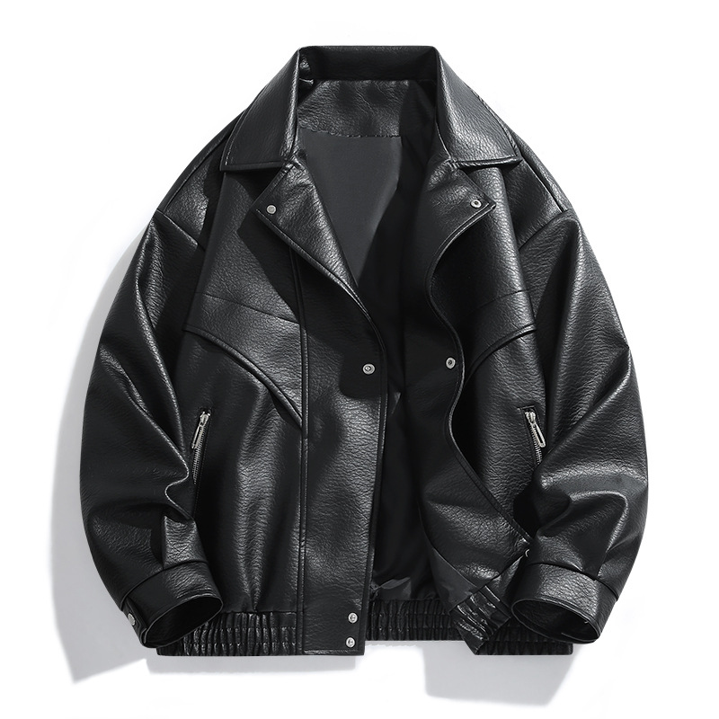American-style Vintage Leather Jacket For Men photo 5