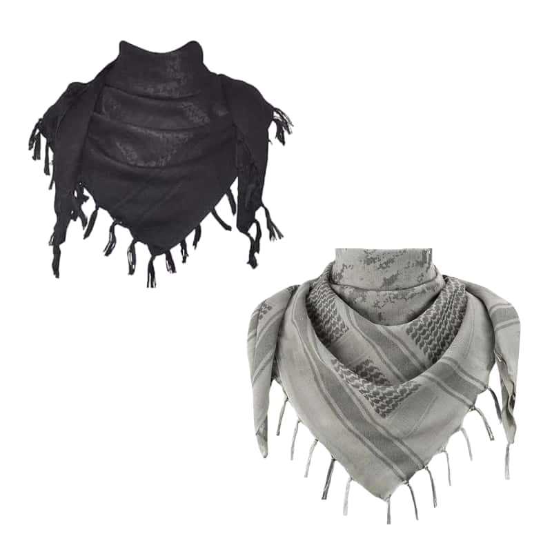 Jacquard Headscarf Scarf With Tassels Mens Scarf photo 6