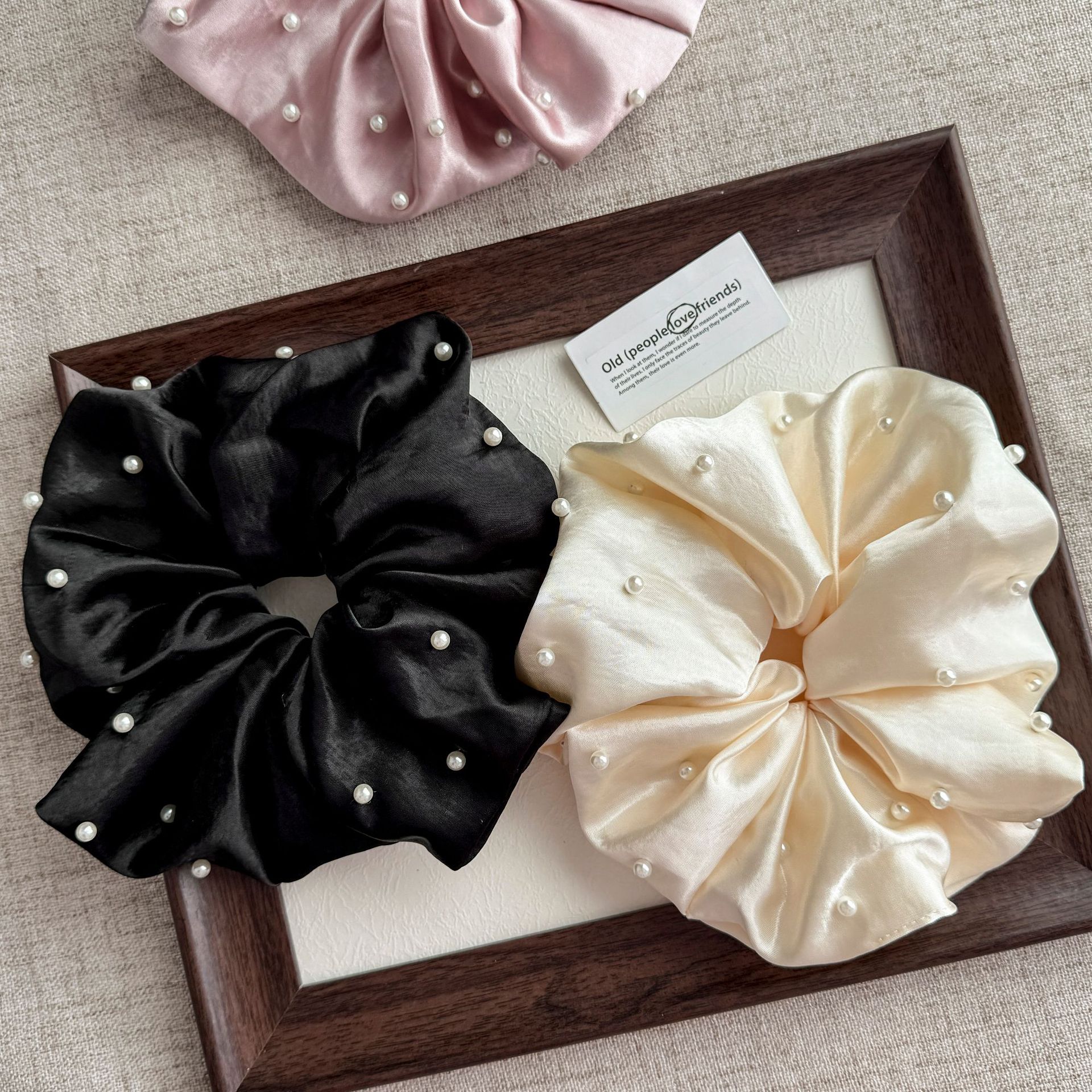 French-style Womens Bun Hair Tie photo 8