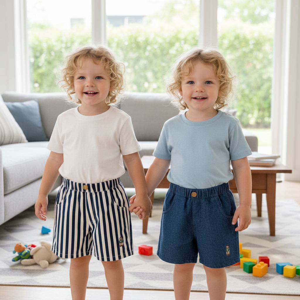 Kids Summer Casual Denim Shorts photo 5