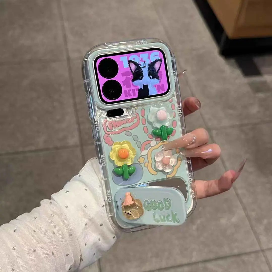 3D Little Bear Rainbow Lucky Phone Case photo 6