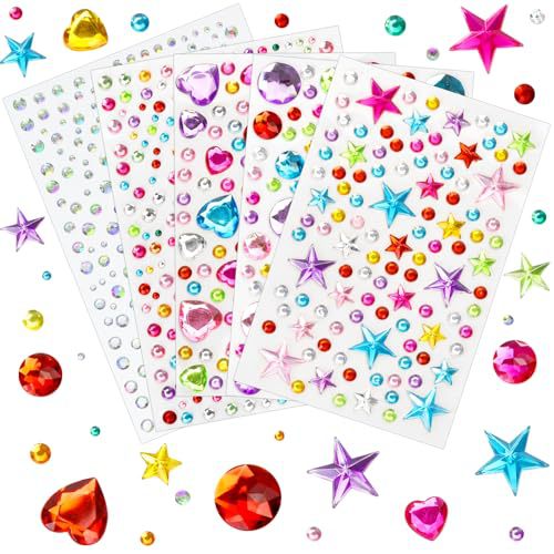 Children's Cartoon Princess 3D Heart-Shaped Diamond Sticker photo 1