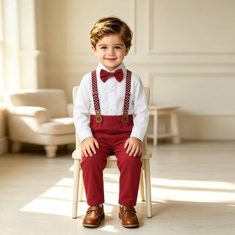 SpringAutumn Long-sleeve Boys' Outfit photo 5