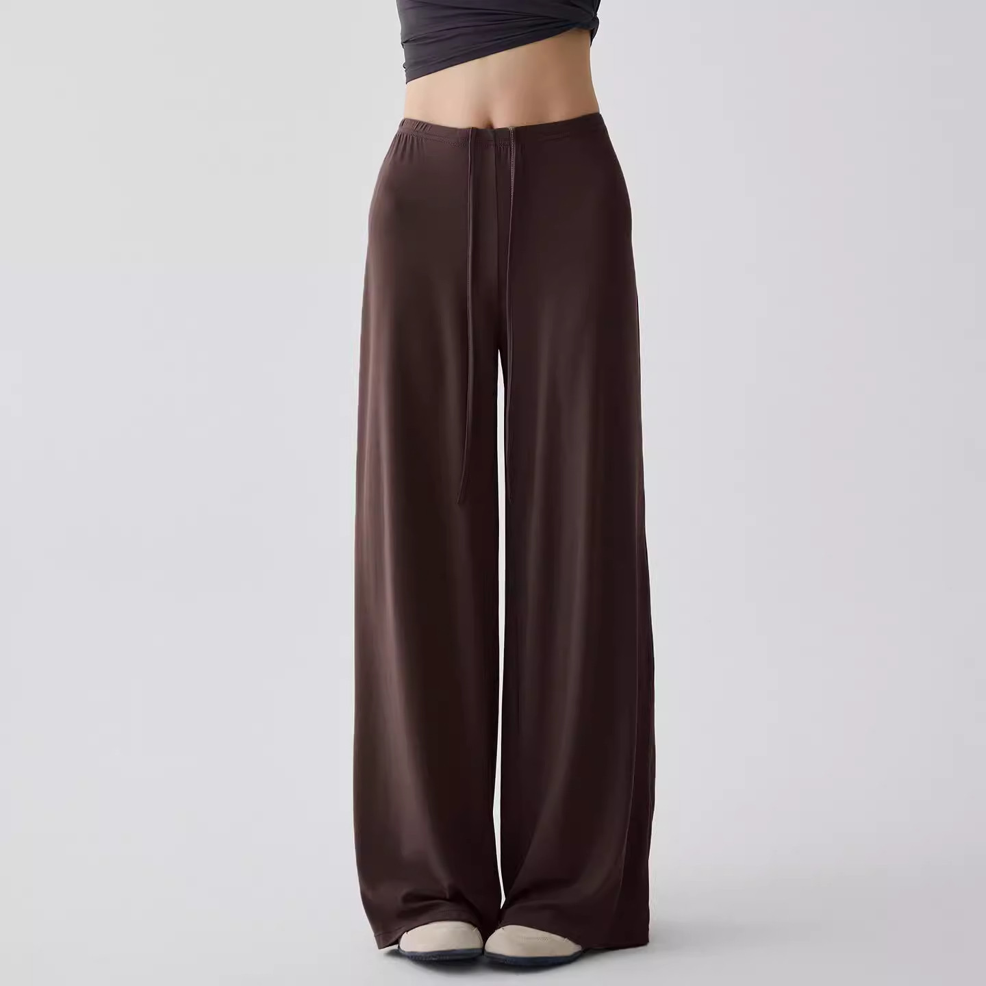 Loose-fitting High-elasticity Yoga Pants Quick-drying Casual Wide-leg Running And Fitness Pants photo 5