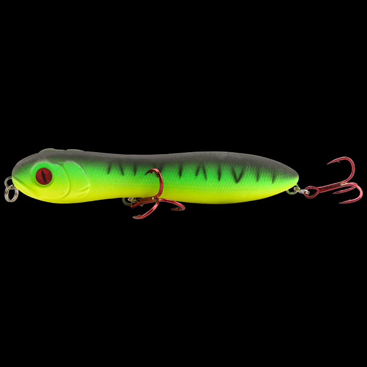 Plastic Bionic Snake-head Pencil Lure With Rattle, Artificial Fishing Lure photo 2