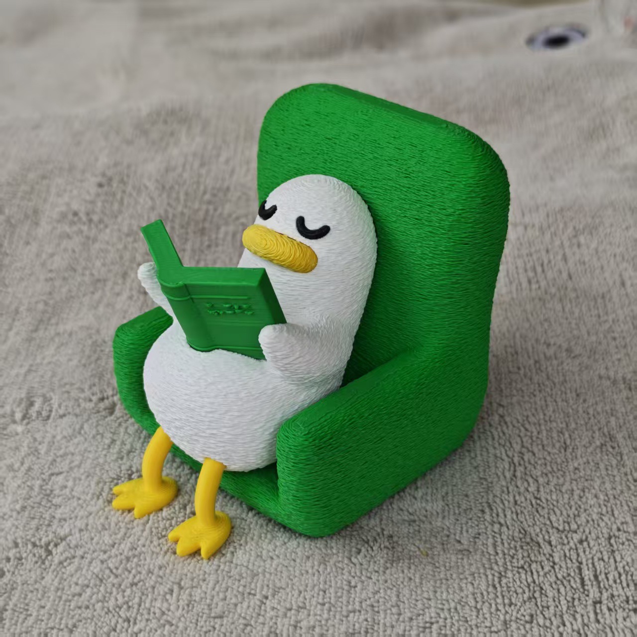 Cute New Best-selling Decorative Reading Duck Toy photo 6