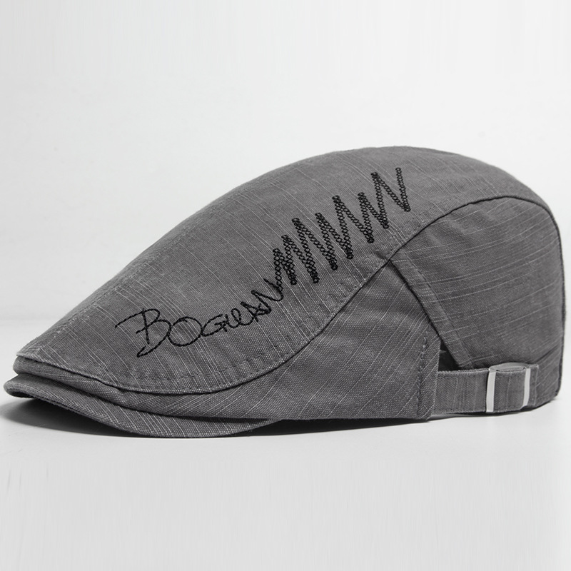 Mens Pure Cotton Embroidered Cap photo 1