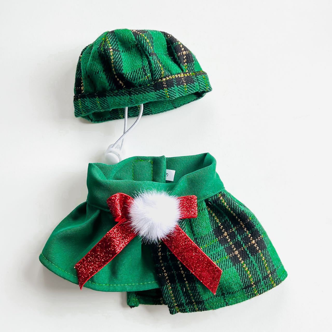Christmas Pet Outfit Octagonal Hat And Scarf Set photo 3