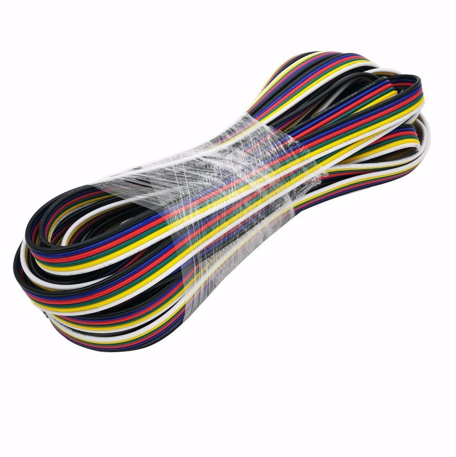 Black And Red 2P Extension Cable For LED Strip Lights 22-gauge Wire Set photo 2