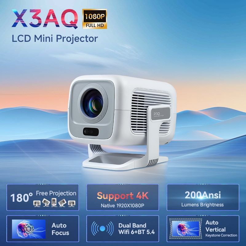 X3AQ Autofocus 1080P HD Video 4K Projector photo 1